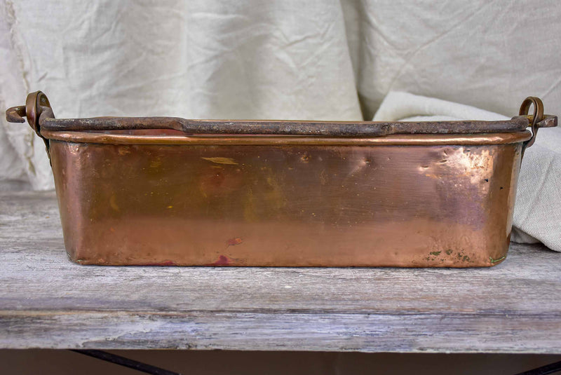 Antique French copper fish kettle Chez Pluie