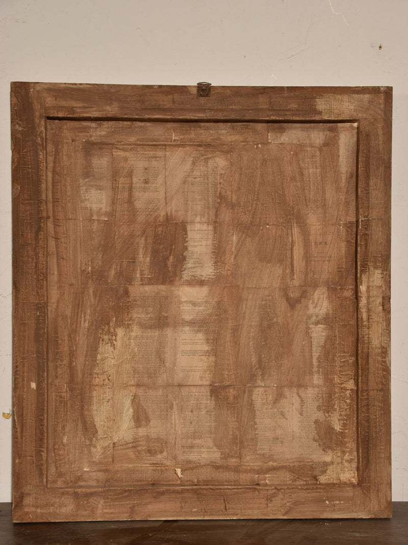 Italian botanical flowers in a 19th century frame