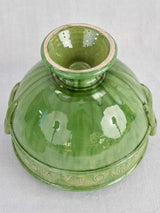 Rare Provençal tureen from Biot with green glaze