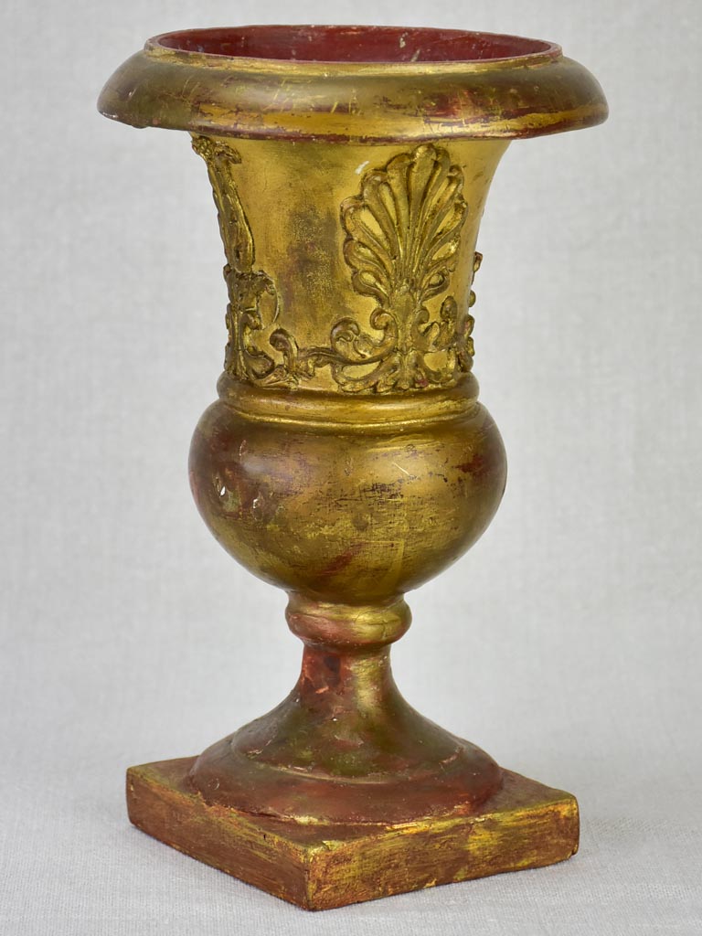 Antique Decorative Gilt Urn Lace Design