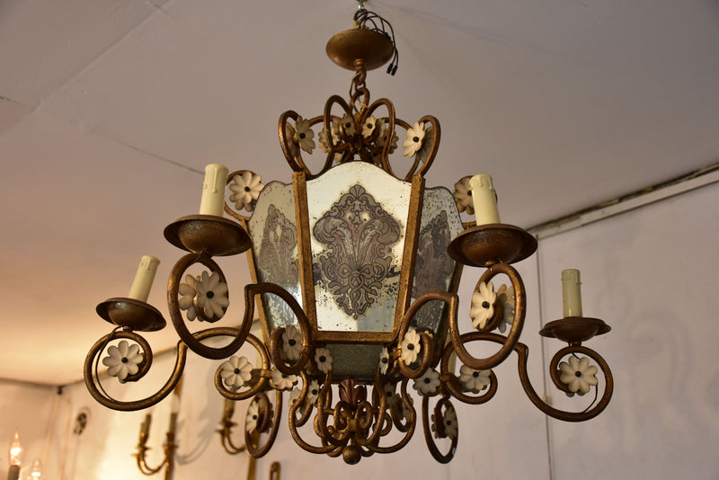 Vintage French chandelier / lantern