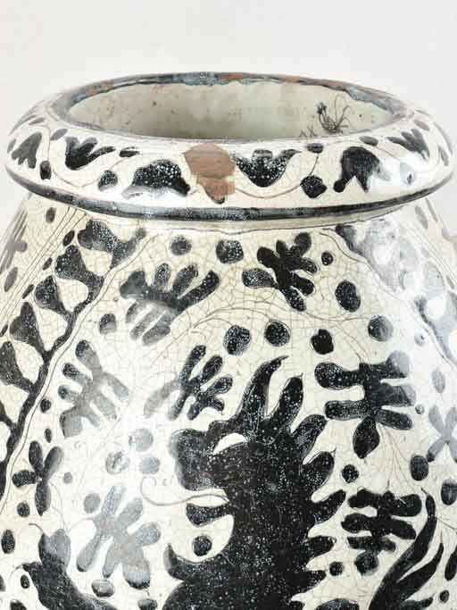 VINTAGE EARTHENWARE JAR - ULISSE CANTAGALLI, FLORENCE 23¾"