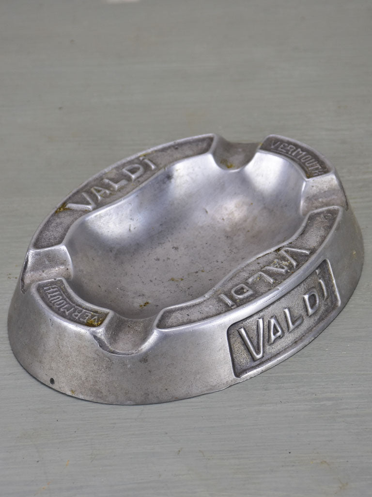 Vintage French Vermouth aluminium ashtray