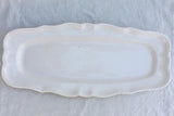 Large early 20th century French platter - white 23¾"