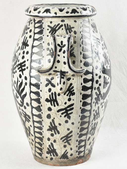 VINTAGE EARTHENWARE JAR - ULISSE CANTAGALLI, FLORENCE 23¾"