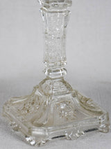 Late 18th/early 19th-century wig and hat stand - blown glass 13½"