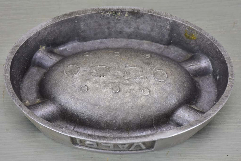 Classic 60's French aluminium ashtray