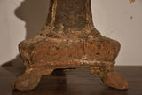 Large rustic 19th century Italian candlestick