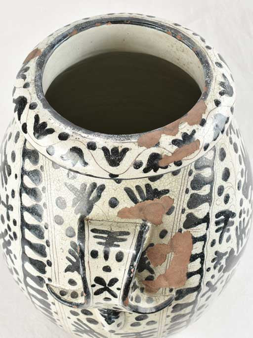 VINTAGE EARTHENWARE JAR - ULISSE CANTAGALLI, FLORENCE 23¾"