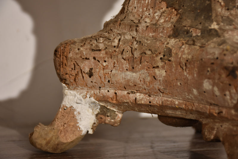 Large rustic 19th century Italian candlestick