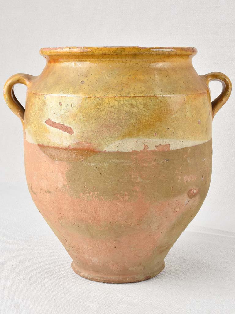 Vintage terracotta preserve storage confit pot