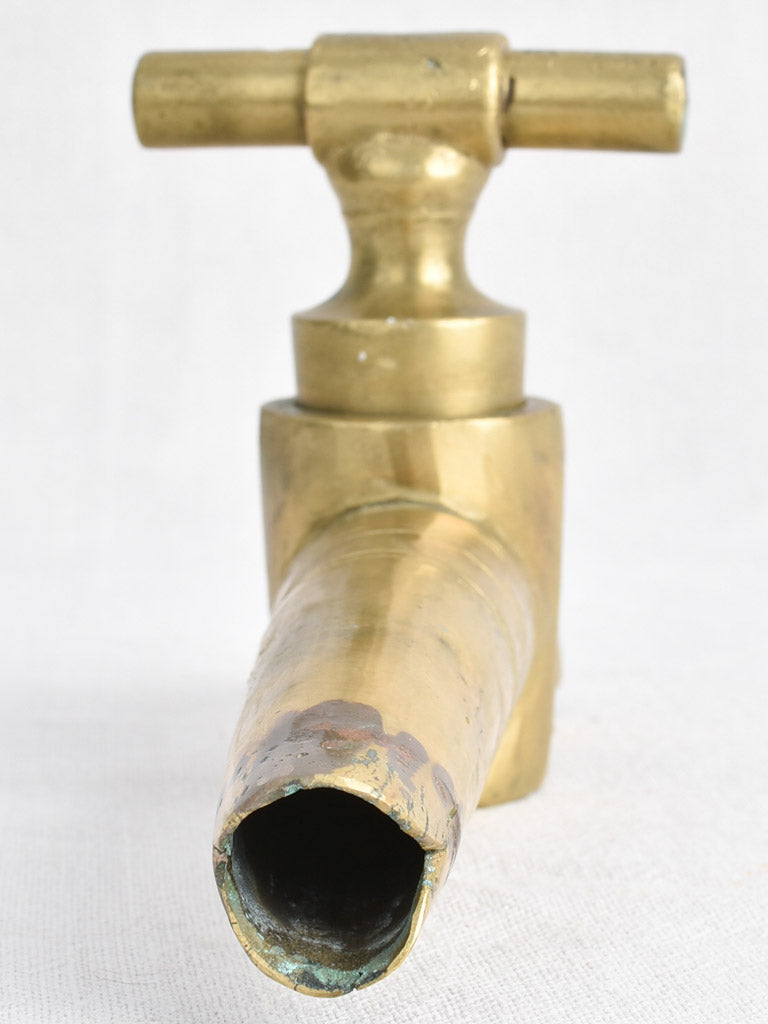 Bronze tap, wine barrel, early 20th century 9¾"