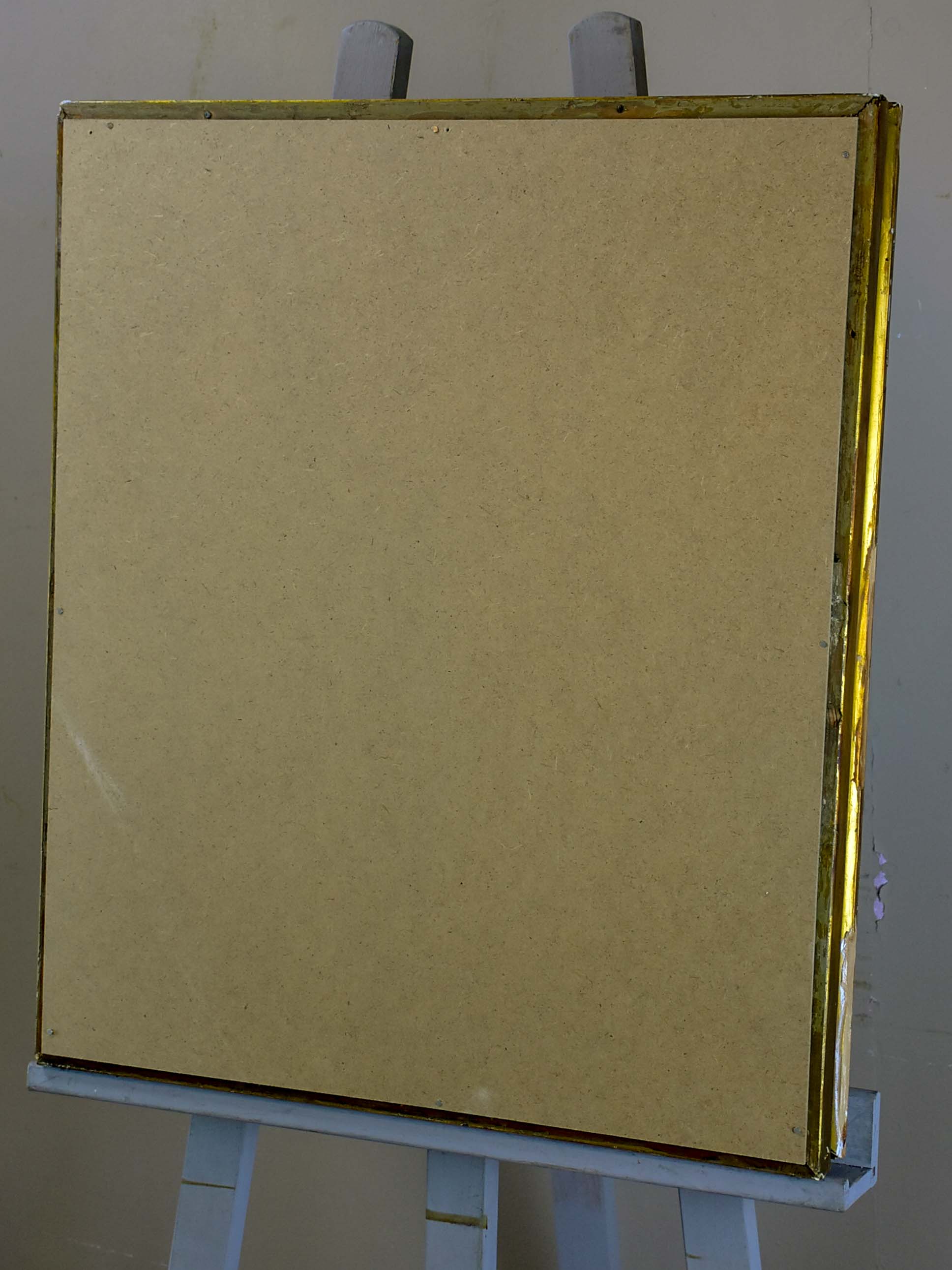 Late 19th Century rectangular mirror with gilded frame