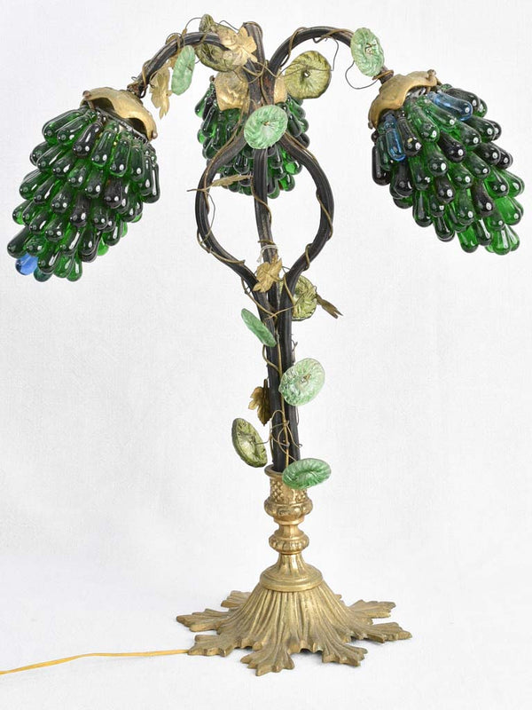 Decorative Glass Grape Table Lamp