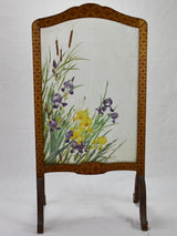 Artistic Antique Marquetry Fire-screen