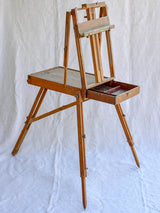 1940's French fold away easle for painting en plein air