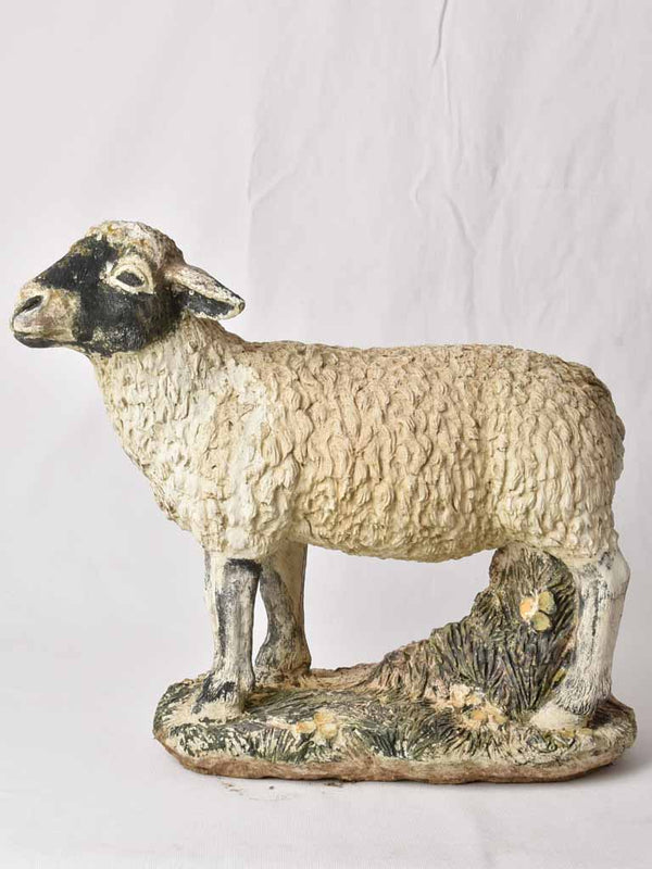 Vintage decorative garden lamb