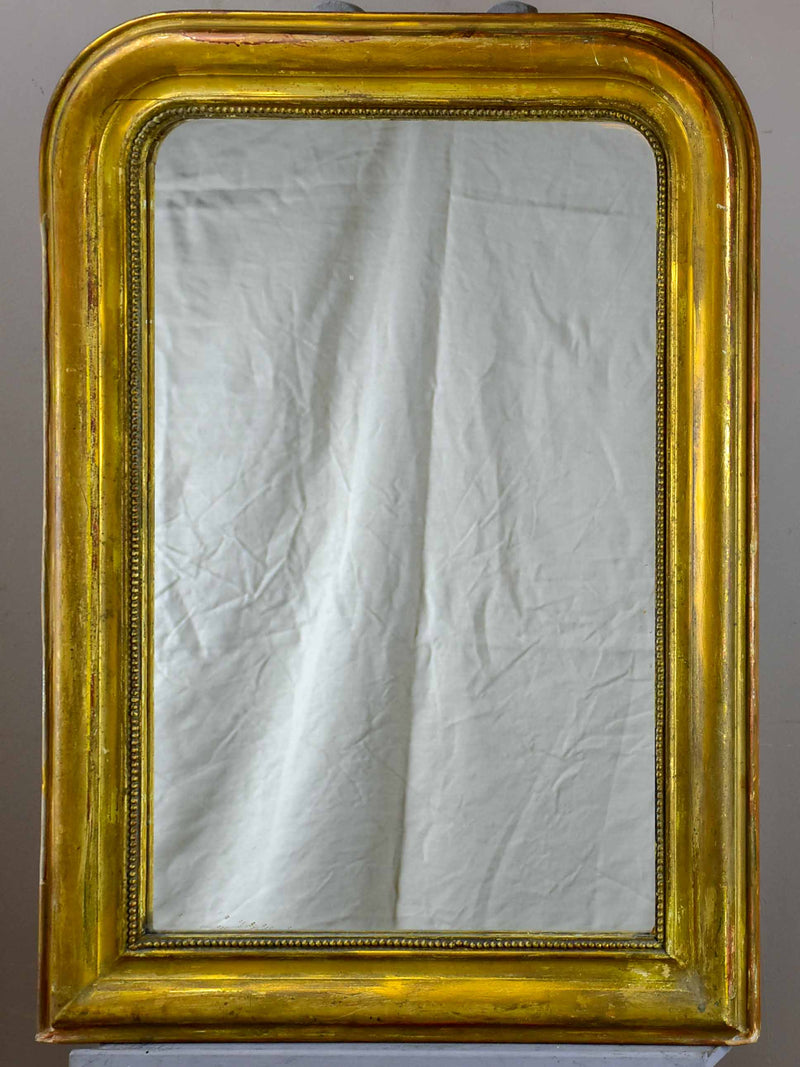 Antique French Louis Philippe mirror with gilded frame 35” x 25 ½''