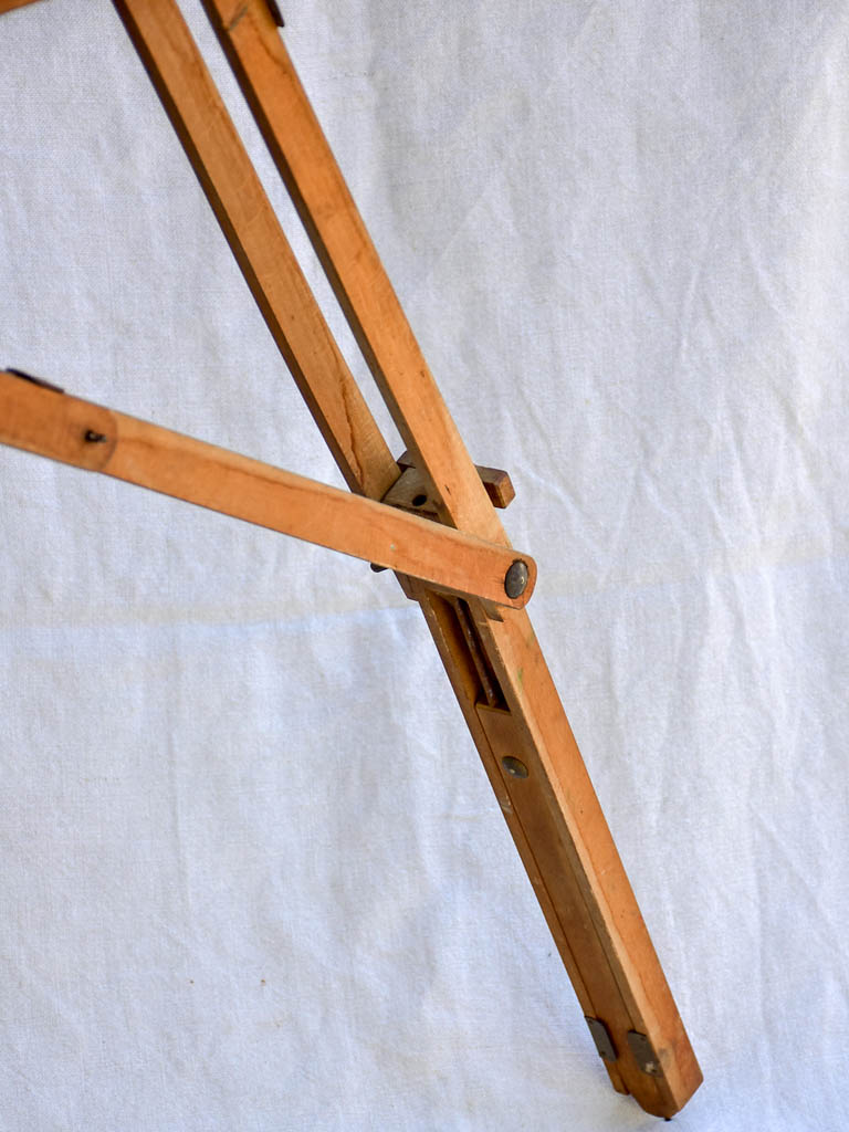 1940's French fold away easle for painting en plein air