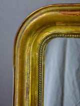 Antique French Louis Philippe mirror with gilded frame 35” x 25 ½''