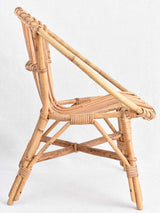 Vintage cane children's armchair