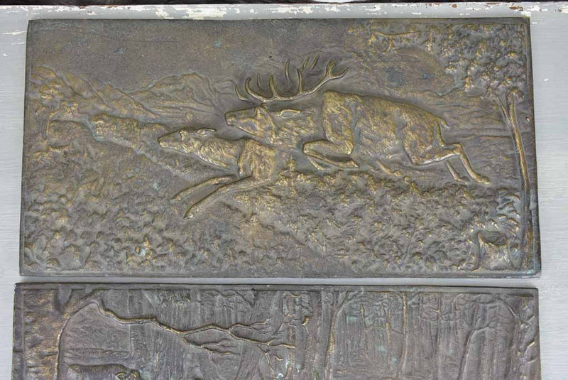 Bronze Depictions of Wild Boar Hunt