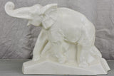 DOLLY crackled faience elephant sculpture