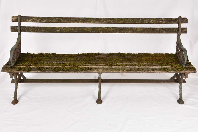 Time-worn 1950s garden seat