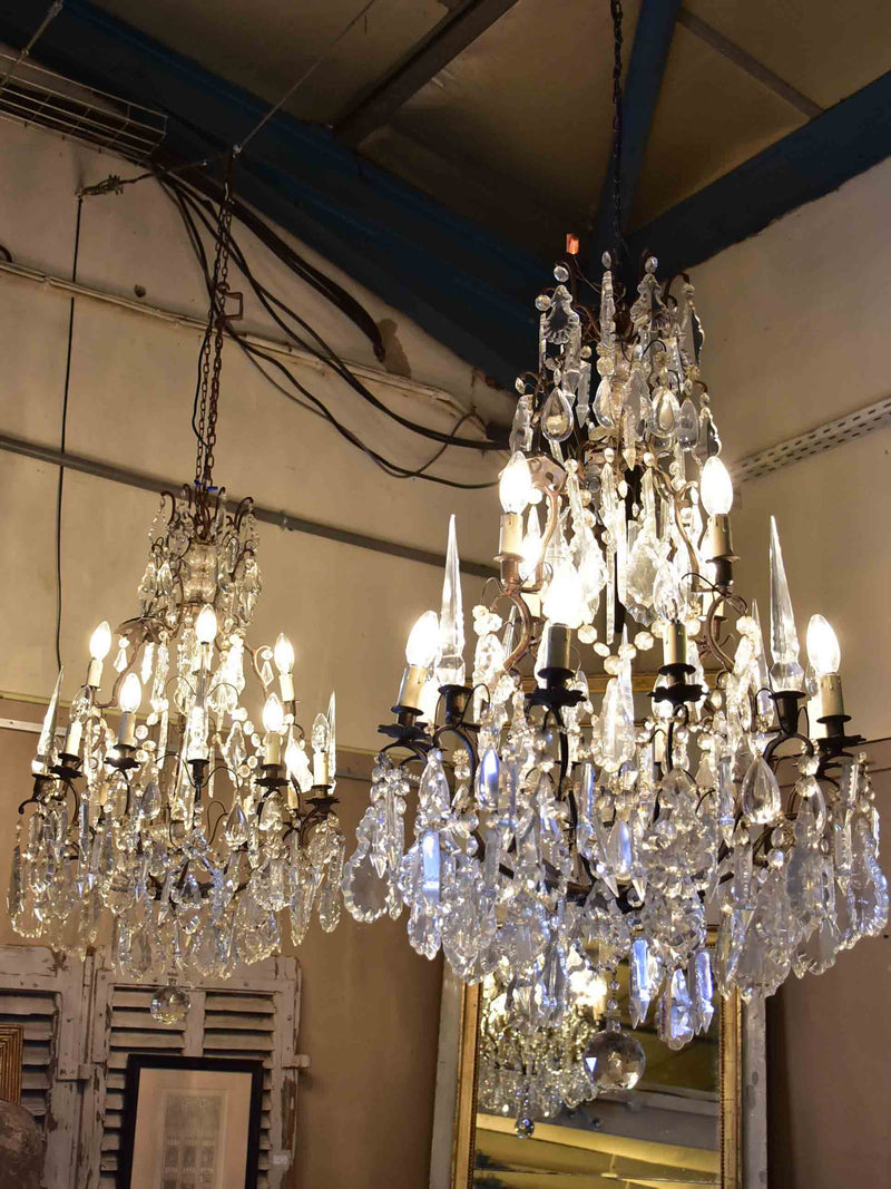 Large pair of late 19th Century Italian chandeliers