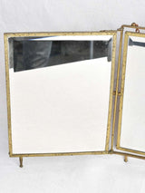 Triptych vanity mirror from the early-20th century
