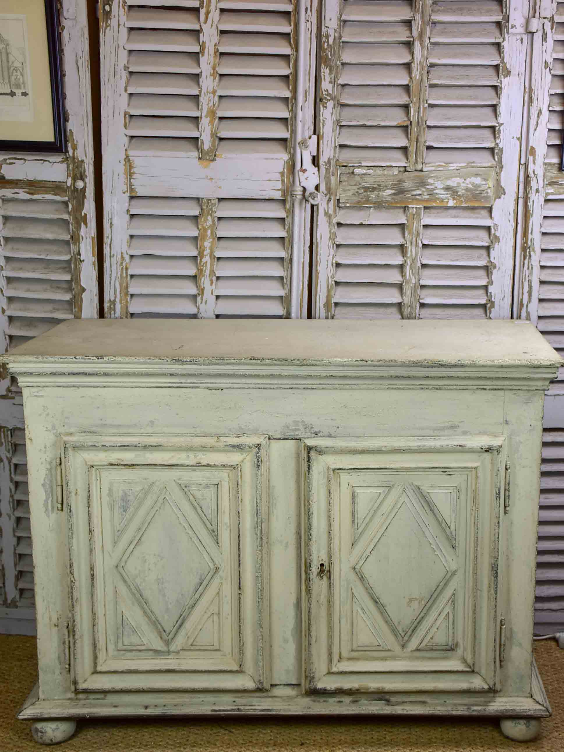 Early 19th Century French buffet with grey patina