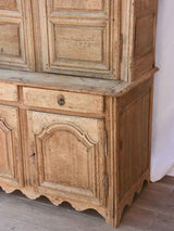 18th century French buffet deux corps - oak 101¼"