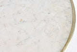 1930s French bistro table with marble top