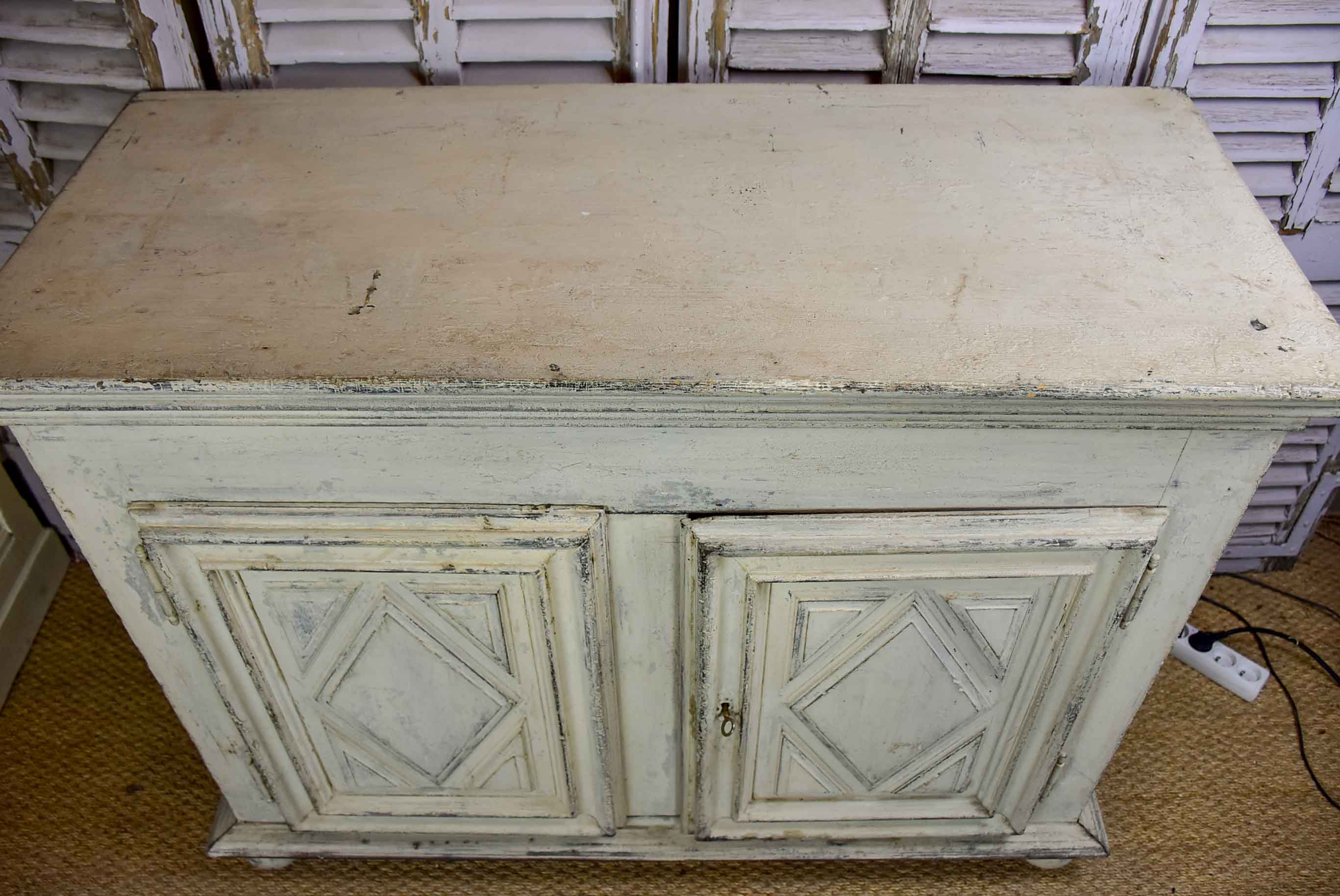 Early 19th Century French buffet with grey patina
