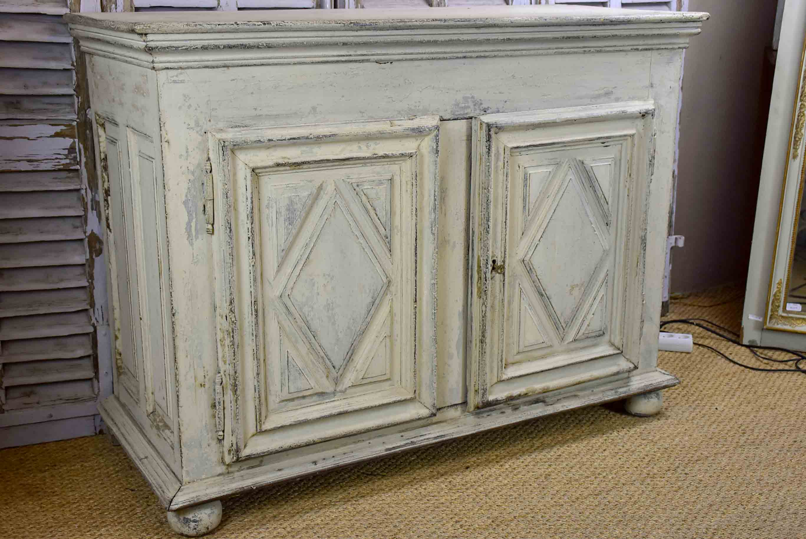 Early 19th Century French buffet with grey patina