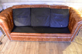Leather Chesterfield three seat sofa from the 1940’s