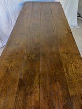 Large 19th Century French oak drapery table (two available)