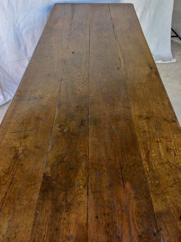 Large 19th Century French oak drapery table (two available)