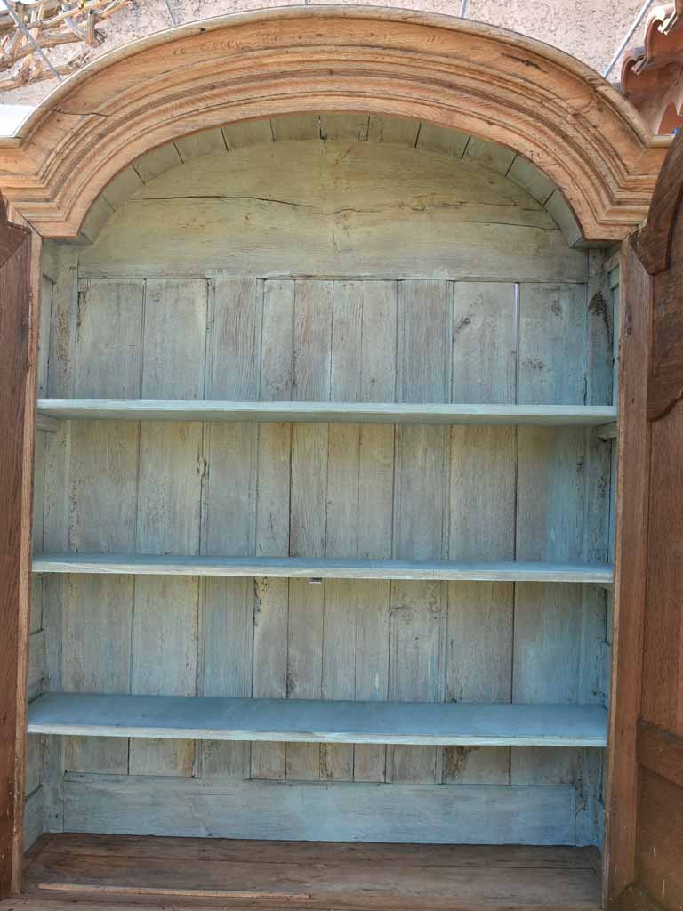 18th century French buffet deux corps - oak 101¼"