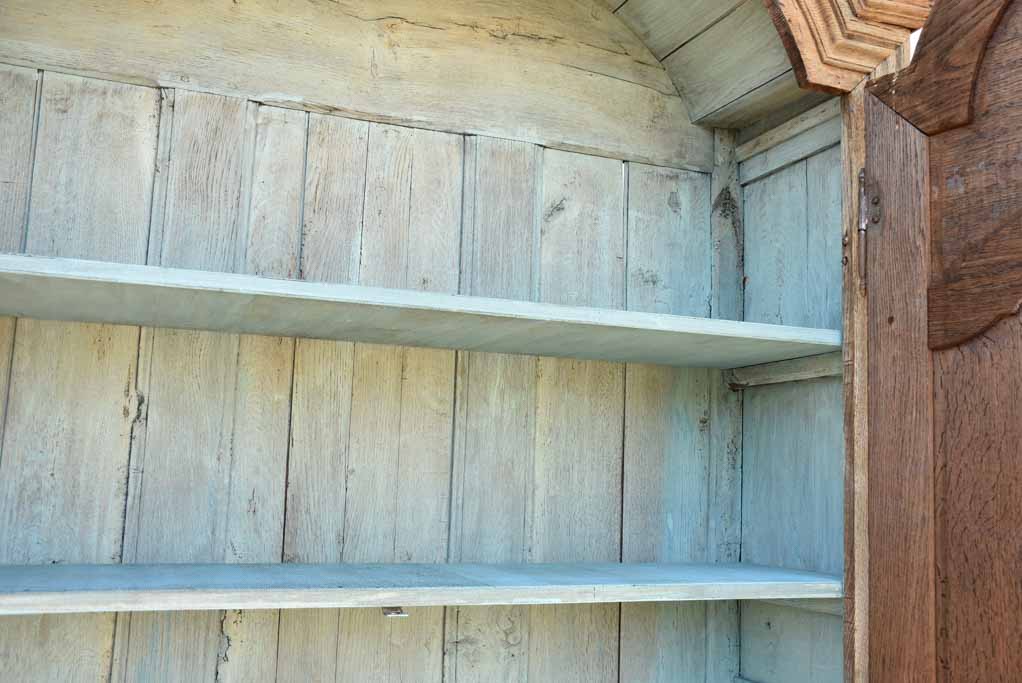 18th century French buffet deux corps - oak 101¼"