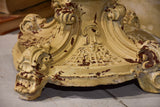 Pair of very large French cast iron candlesticks
