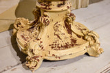 Pair of very large French cast iron candlesticks