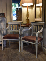 Pair of Directoire armchairs