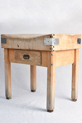 Butcher's block, French, vintage (1950s)