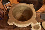 Very large antique marble mortar