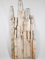 Driftwood totem sculpture by JP Dreano - 10 characters 55"