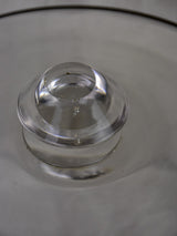 19th Century blown glass patisserie dome 10¾" x 8¼"