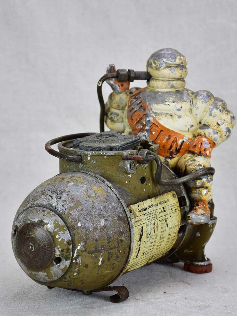 Antique French Michelin air compressor