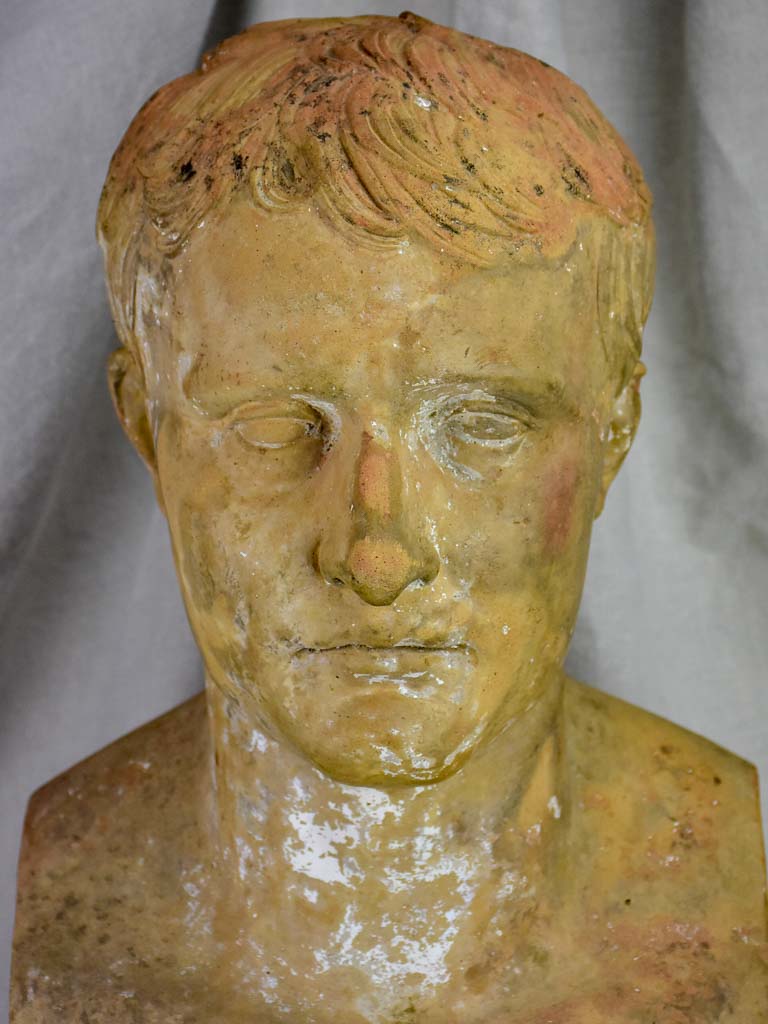 19th Century clay bust of Napoleon