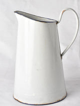Antique French enamel pitcher